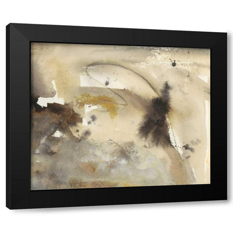 Waves in Motion III Black Modern Wood Framed Art Print by Combs, Joyce