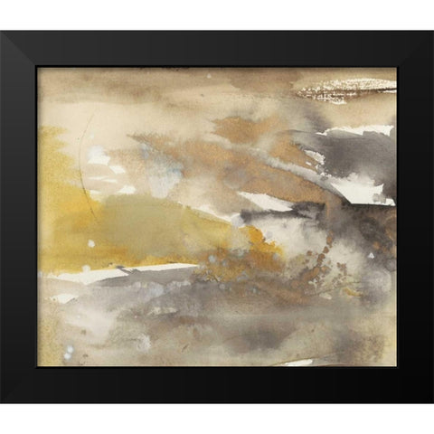 Waves in Motion IV Black Modern Wood Framed Art Print by Combs, Joyce