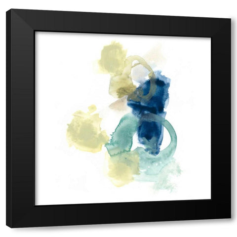 Integral Motion II Black Modern Wood Framed Art Print with Double Matting by Vess, June Erica