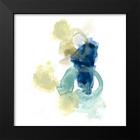 Integral Motion II Black Modern Wood Framed Art Print by Vess, June Erica