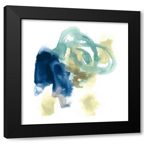 Integral Motion III Black Modern Wood Framed Art Print with Double Matting by Vess, June Erica