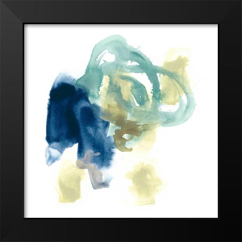 Integral Motion III Black Modern Wood Framed Art Print by Vess, June Erica
