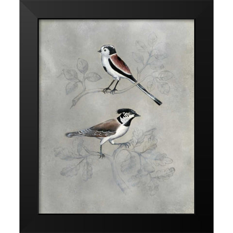 Silvered Aviary IV Black Modern Wood Framed Art Print by McCavitt, Naomi