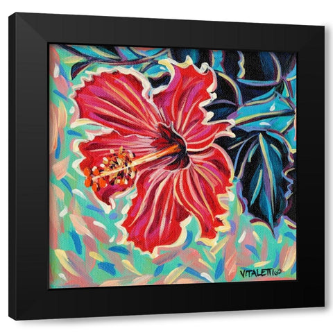 Hawaiian Beauty II Black Modern Wood Framed Art Print with Double Matting by Vitaletti, Carolee