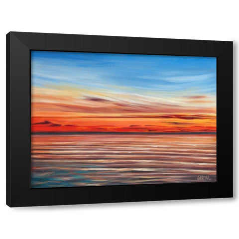 Tranquil Sky II Black Modern Wood Framed Art Print by Vitaletti, Carolee