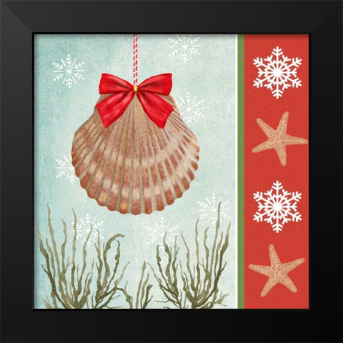 Christmas Coastal I Black Modern Wood Framed Art Print by Reynolds, Jade