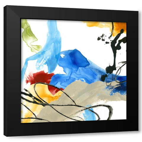 Formulation I Black Modern Wood Framed Art Print by Vess, June Erica