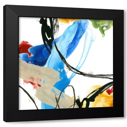 Formulation II Black Modern Wood Framed Art Print by Vess, June Erica