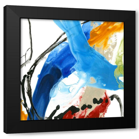 Formulation III Black Modern Wood Framed Art Print by Vess, June Erica