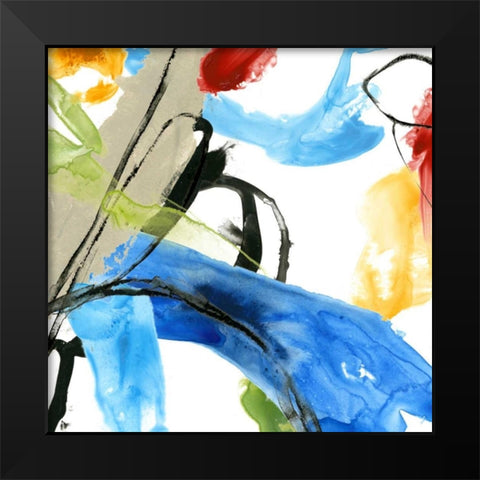 Formulation IV Black Modern Wood Framed Art Print by Vess, June Erica