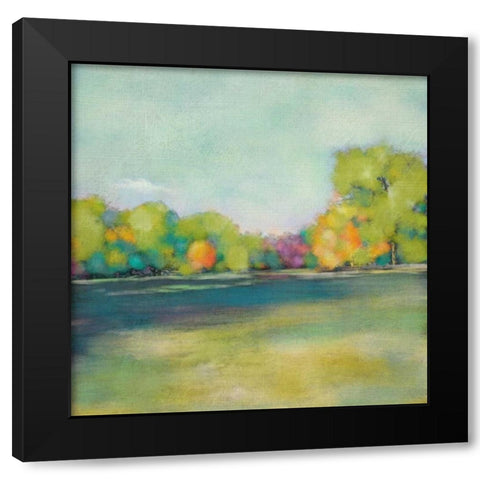 Parkview I Black Modern Wood Framed Art Print by Zarris, Chariklia