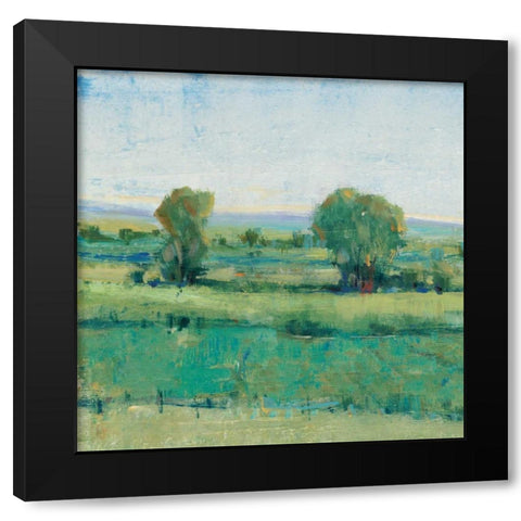 Spring Meadow I Black Modern Wood Framed Art Print by OToole, Tim