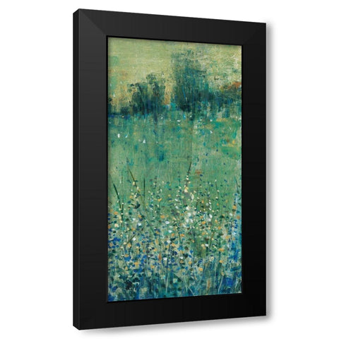Lush Meadow II Black Modern Wood Framed Art Print by OToole, Tim