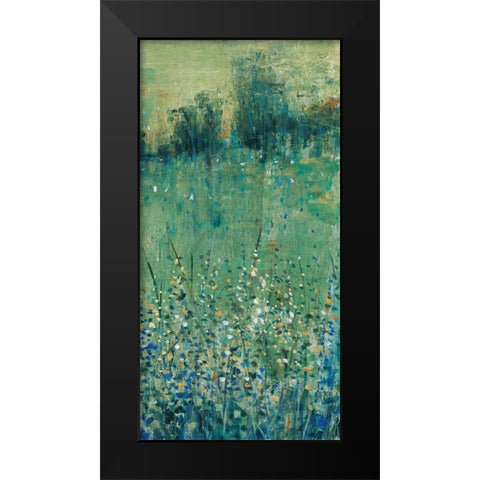 Lush Meadow II Black Modern Wood Framed Art Print by OToole, Tim