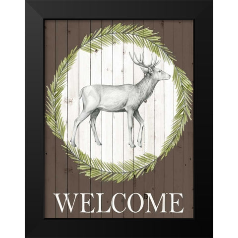 Woodland Walk I Black Modern Wood Framed Art Print by Popp, Grace