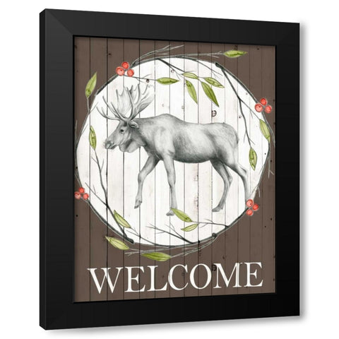 Woodland Walk II Black Modern Wood Framed Art Print by Popp, Grace