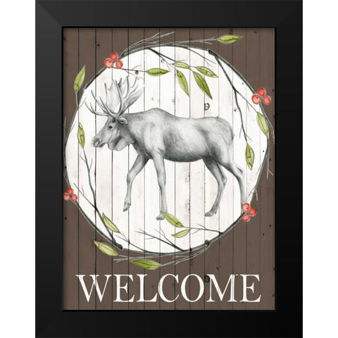 Woodland Walk II Black Modern Wood Framed Art Print by Popp, Grace