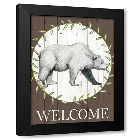 Woodland Walk III Black Modern Wood Framed Art Print by Popp, Grace