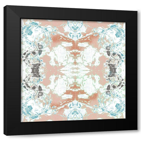 Pretty Mirror I Black Modern Wood Framed Art Print with Double Matting by Goldberger, Jennifer