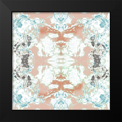 Pretty Mirror I Black Modern Wood Framed Art Print by Goldberger, Jennifer