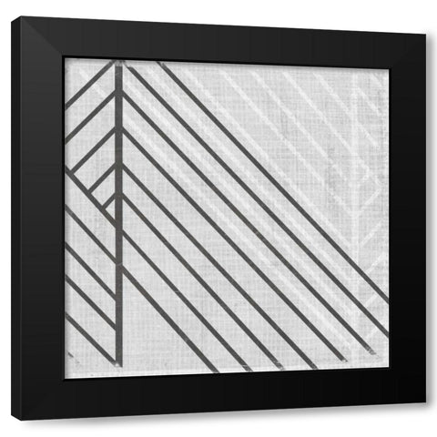 Diametric I Black Modern Wood Framed Art Print by Vess, June Erica