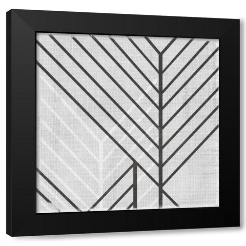 Diametric II Black Modern Wood Framed Art Print by Vess, June Erica