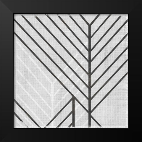 Diametric II Black Modern Wood Framed Art Print by Vess, June Erica