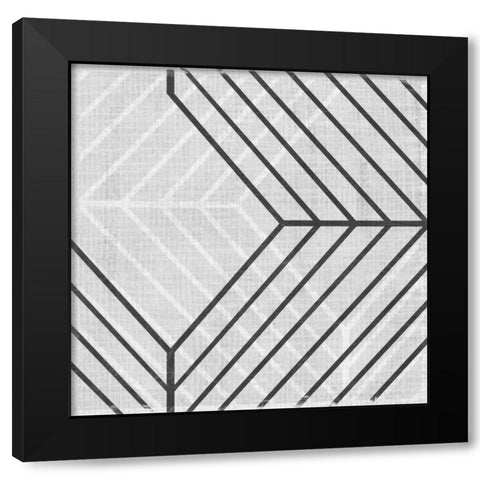 Diametric IV Black Modern Wood Framed Art Print by Vess, June Erica