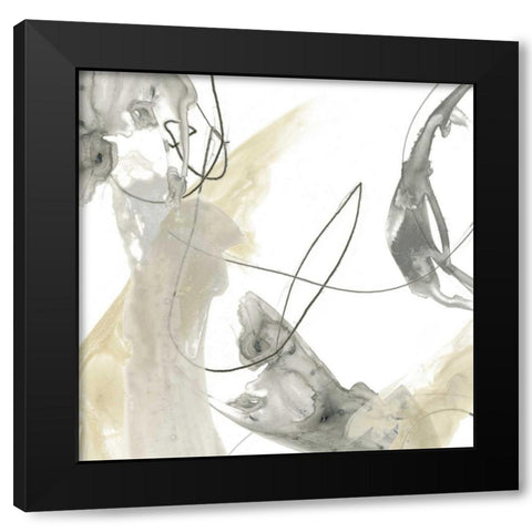 Monochrome Momentum I Black Modern Wood Framed Art Print with Double Matting by Vess, June Erica