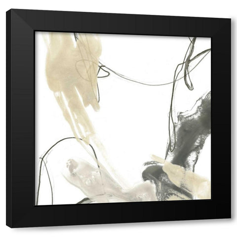 Monochrome Momentum II Black Modern Wood Framed Art Print with Double Matting by Vess, June Erica
