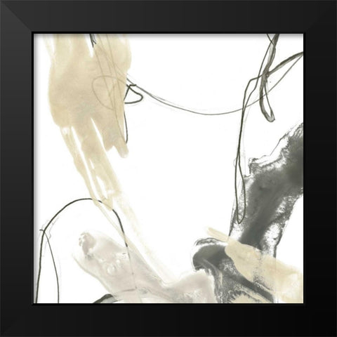 Monochrome Momentum II Black Modern Wood Framed Art Print by Vess, June Erica