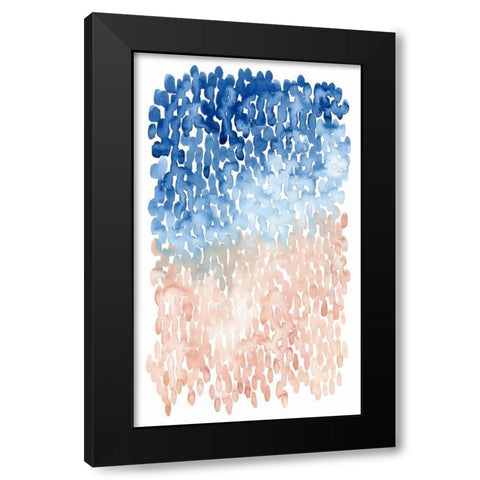 Coral Cascade II Black Modern Wood Framed Art Print by Popp, Grace