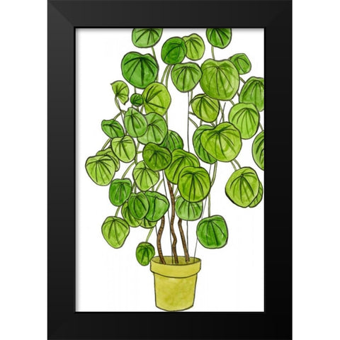 Potted Jungle II Black Modern Wood Framed Art Print by Wang, Melissa