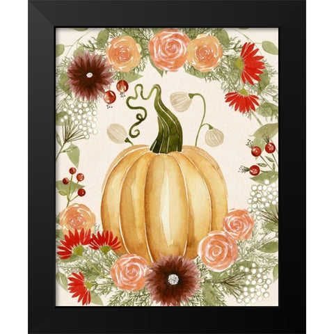 Red Autumn II Black Modern Wood Framed Art Print by Popp, Grace