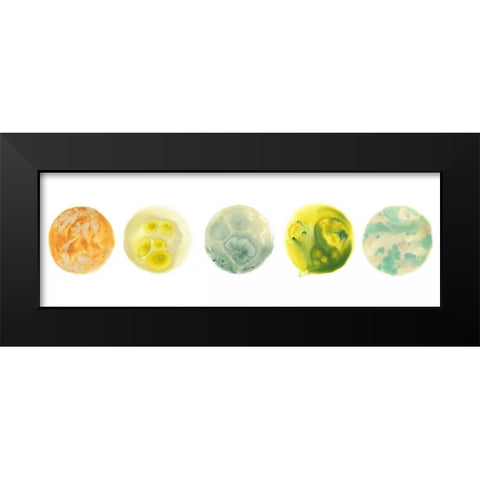 Planetary VIII Black Modern Wood Framed Art Print by Vess, June Erica