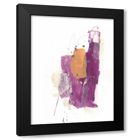 Slipstream I Black Modern Wood Framed Art Print with Double Matting by Vess, June Erica