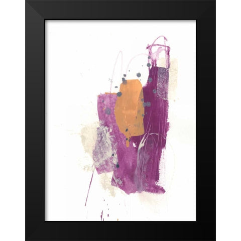 Slipstream I Black Modern Wood Framed Art Print by Vess, June Erica