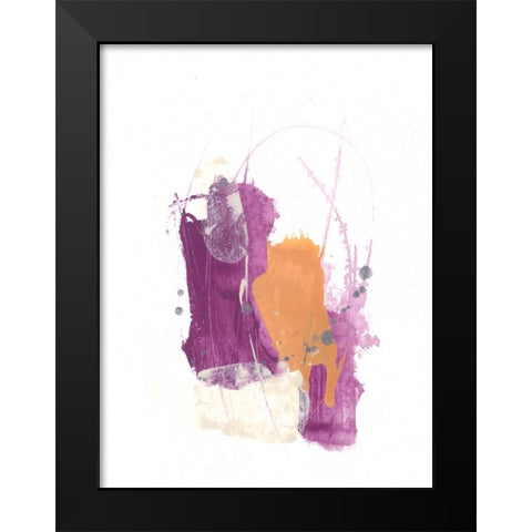 Slipstream II Black Modern Wood Framed Art Print by Vess, June Erica