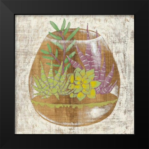 Glass Garden II Black Modern Wood Framed Art Print by Zarris, Chariklia