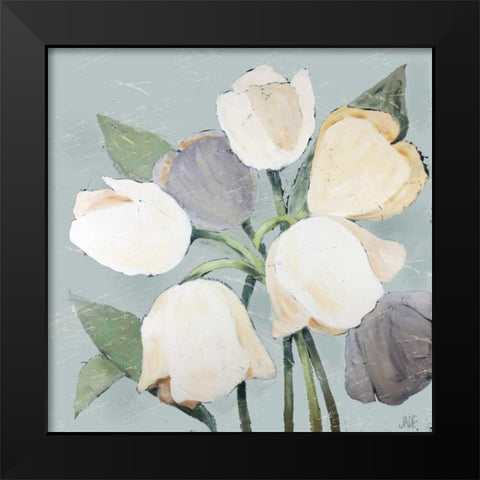 French Tulips I Black Modern Wood Framed Art Print by Reynolds, Jade