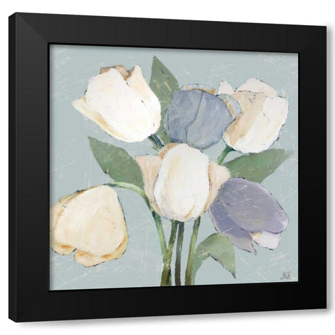 French Tulips II Black Modern Wood Framed Art Print by Reynolds, Jade
