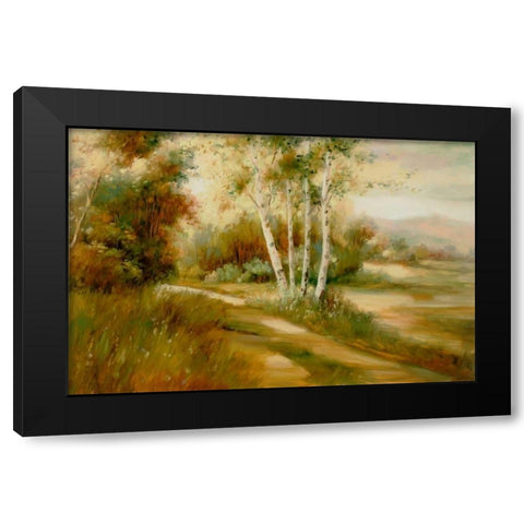 Eventide 9 Black Modern Wood Framed Art Print by Dag, Inc.
