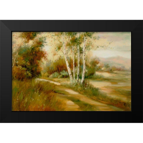 Eventide 9 Black Modern Wood Framed Art Print by Dag, Inc.