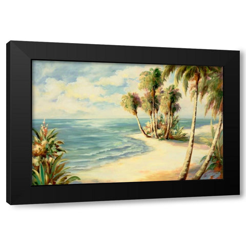 Tropical 8 Black Modern Wood Framed Art Print by Dag, Inc.