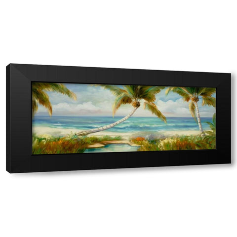 Tropical 11 Black Modern Wood Framed Art Print by Dag, Inc.