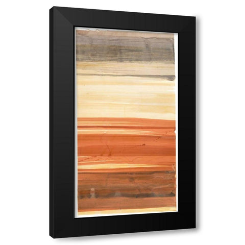 Evanescence 3 Black Modern Wood Framed Art Print with Double Matting by Dag, Inc.