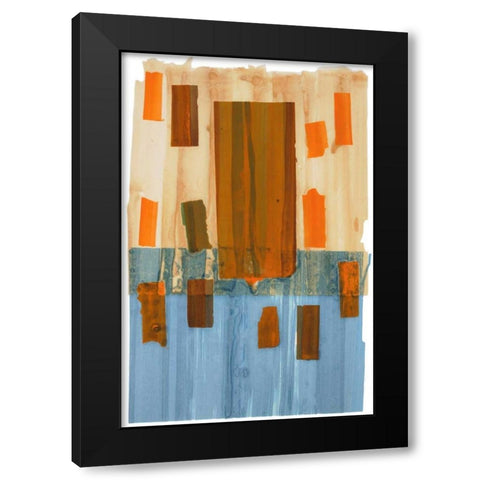 Evanescence 16 Black Modern Wood Framed Art Print with Double Matting by Dag, Inc.