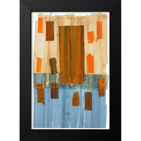 Evanescence 16 Black Modern Wood Framed Art Print by Dag, Inc.