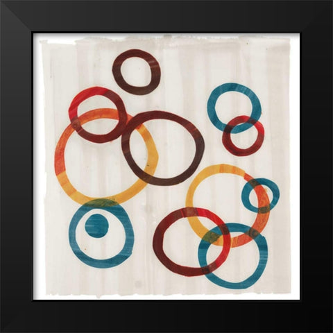 Evanescence 17 Black Modern Wood Framed Art Print by Dag, Inc.