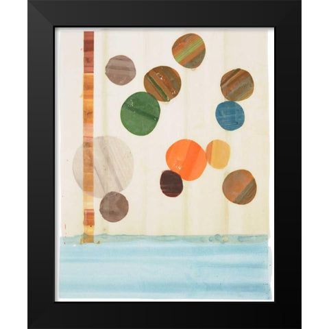Evanescence 18 Black Modern Wood Framed Art Print by Dag, Inc.